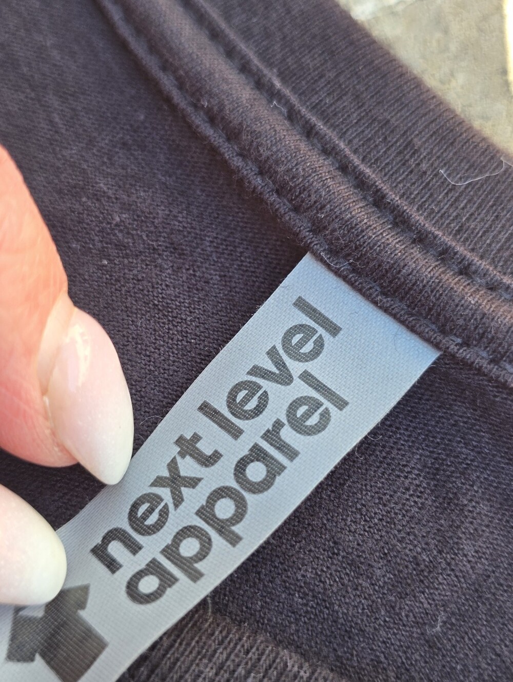 Next Level Apparel Women’s Short Sleeve Tee - Teal, Black & Green - Picture 5 of 7